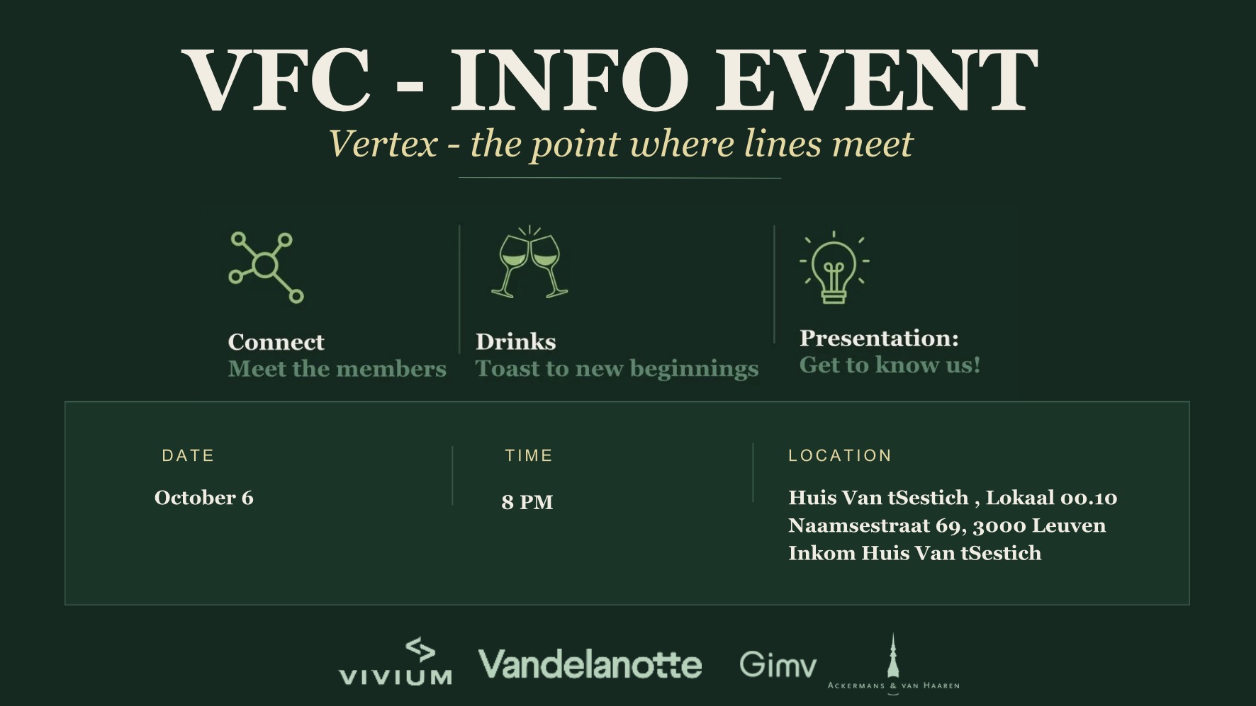 VFC Info Event poster
